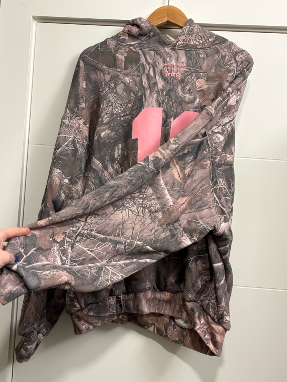 LONELY GHOST 11:11 Heavyweight Hoodie — Camo - Picture 6 of 6